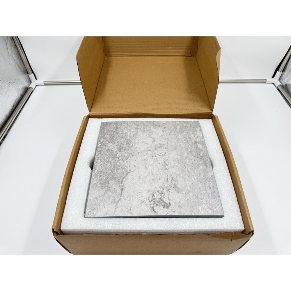 W&S 24 Sheets Peel And Stick Floor Tiles Light Grey Peel And Stick